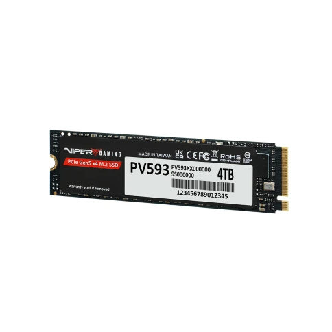 Твердотельный накопитель SSD Patriot PCIe 5.0 x4 4TB PV593P4TBM28H Viper VP593 M.2 2280 фото 3
