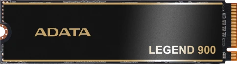 Твердотельный накопитель/ ADATA SSD LEGEND 900, 512GB, M.2(22x80mm), NVMe 1.4, PCIe 4.0 x4, 3D NAND, R/W 6200/2300MB/s, IOPs н.д./н.д., TBW 300, DWPD 0.14, with Heat Sink (5 лет) фото 1
