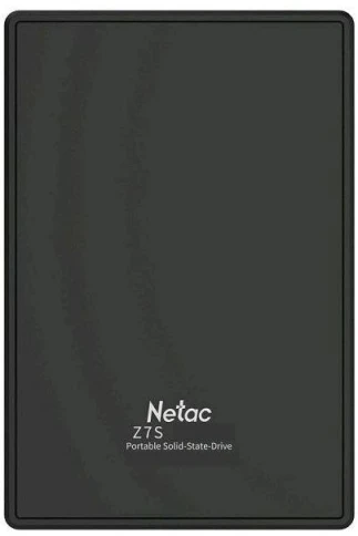 Накопитель SSD Netac USB-C 2000Gb NT01Z7S-002T-32BK Z7S 2.5" черный фото 5
