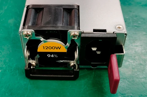 Блок питания серверный/ Server power supply Qdion Model U1A-D11200-DRB P/N:99MAD11200I1170411 CRPS 1U Module 1200W Efficiency 80 Plus Platinum, Gold Finger (option), Cable connector: C14 фото 3