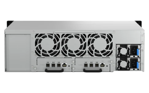 Полка расширения сетевого хранилища без дисков/ ENTERPRISE QNAP TL-R1620Sdc SAS expansion module, 16 bays 3.5 "/ 2.5" SAS / SATA 12/6 Gb/s rackmount, 2 power supplies. W/o RAIL-B02 фото 3