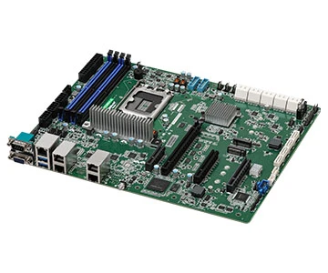 Материнская плата/ ASRock EC266D4-4L (color box), ATX, 1x (LGA 1700), Intel® Xeon® 6300-series, Xeon® E-2400 series, Pentium® Gold G7400/G7400T, 4x DIMM slots (2DPC), DDR5 ECC UDIMM, 1x PCIe5.0 x16, 1x PCIe5.0 x8, 2x PCIe4.0 x4, 2x M.2 (PCIe4.0 x4), 14x S фото 2