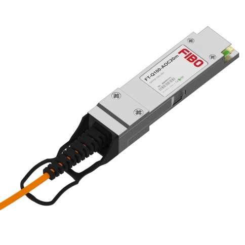 Кабель/ FT-Q100-AOC20m QSFP28 AOC модуль 100G, оптический кабель, 20 метров фото 4