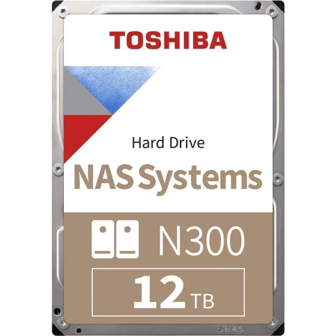 Жесткий диск/ HDD Toshiba N300 NAS SATA3 3.5" 12TB 7200 512Mb 6Gb/s 1 year warranty (replacement ST12000VN0008, WD120EFGX, WD120EFBX, WD101EFBX) фото 1