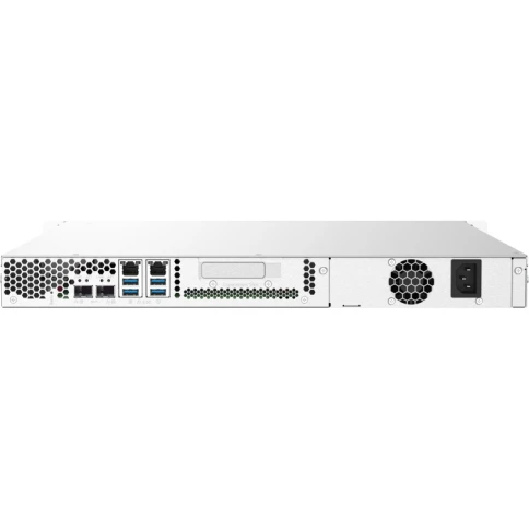 Сетевое хранилище без дисков/ SMB QNAP TS-432PXU-2G 4-Bay quad-core AL324 64-bit 1.7 GHz rackmount NAS with 250W PSU, 2GB DDR4 UDIMM RAM (max 1x16GB), SATA 6Gb/s, 2x 10GbE SFP+ LAN, 2x2.5 GbE LAN, 1x PCIe Gen2 x2 slot. W/o RAIL-B02 фото 4