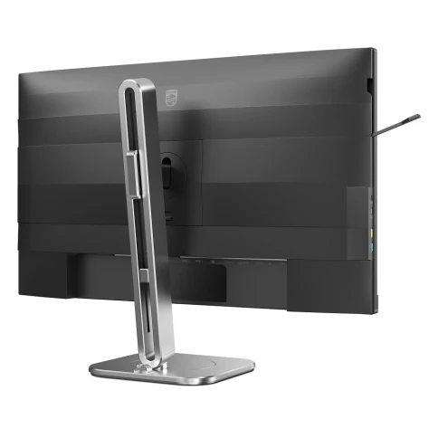 Монитор Philips 27B2U6903 27'', 3840x2160, IPS, 60hz, 80M:1, 350cd, 4ms, 2xHDMI 2.0, DP 1.4, 6xUSB 3.2, Type-C 90W, Speakers, RJ45, Thunderbolt, H. adj 150mm, pivot, VESA, 3Y, Black/ Philips 27B2U6903 27'', 3840x2160, IPS, 60hz, 80M:1, фото 6