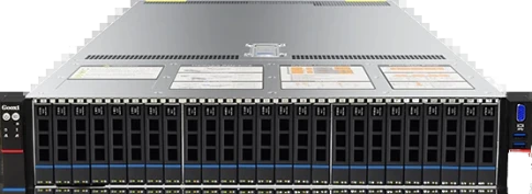 Серверная платформа/ Gooxi SR201-D25RE-G2 2u 25 bay platform with expander backplane, based on AMD 9004; 2x 2.5" rear SAS/SATA; 2x 2.5" rear NVMe ; 2xPCIe 4.0x16; 4xPCIe 4.0x8 ; 2x1300W psu RAIL kits; EU power cables фото 1