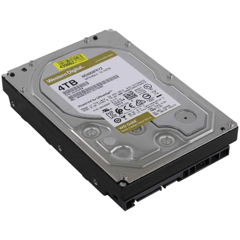 Жесткий диск/ HDD WD SATA3 4Tb Gold 7200 256mb  1 year warranty фото 1