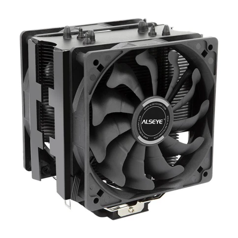 Вентилятор ALSEYE S120D-B Universal, TDP 135W, 2x120FAN, 4 heat pipe, PWM, RTL{20} (874258) фото 1