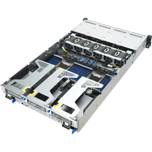 Серверная платформа/ ASUS RS720-E12-RS12U, 2U 2x LGA4710 Intel Xeon 6,32x DDR5 6400/8000, 12x 3.5'' hsb NVME/SATA*/SAS* (*need raid), 10x PCIe slots, 2x M.2 Gen4 2280, 1x Mmg LAN port, 2x OCP 3.0 optional, 1+1 2700W фото 5