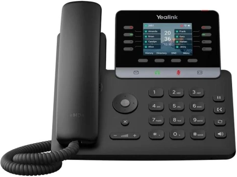 Телефон IP Yealink SIP-T73W черный фото 1
