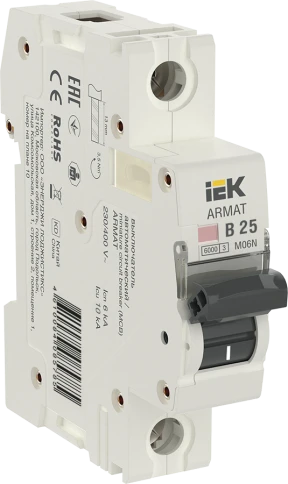 ARMAT Авт. выкл. M06N 1P B 25А IEK фото 1