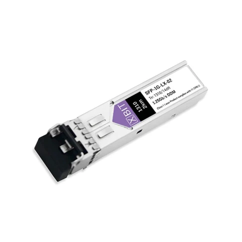 Трансивер XBIT SFP-1G-LX-02    SFP, 1.25Gb/s, 2km, 8dB, 1310nm, SMF, 2LC, DDM фото 1