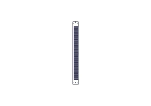 Longitudinal cable channel for cabinets of the Uniprom series, 1U, black фото 4