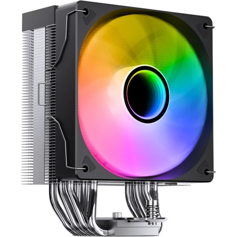 Кулер для процессора/ CPU Cooler JONSBO CR-1000 V3 PRO ARGB (230W, 4-pin PWM, 157mm, Al/Cu, 6x6mm, ARGB, 1x120mm, 70.8CFM, 33.2dBA, 1800RPM, S: 1851/1700/1200/115X, AM4/AM5 Black) фото 1
