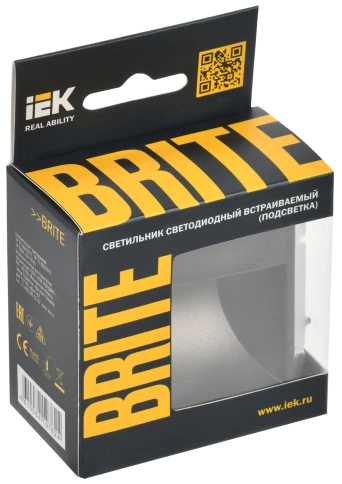 BRITE Подсветка LED встраиваемая ПЛ20-БрТБ бр. IEK фото 7
