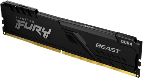 Память оперативная/ Kingston 16GB 3200MT/s DDR4 CL16 DIMM FURY Beast Black фото 2