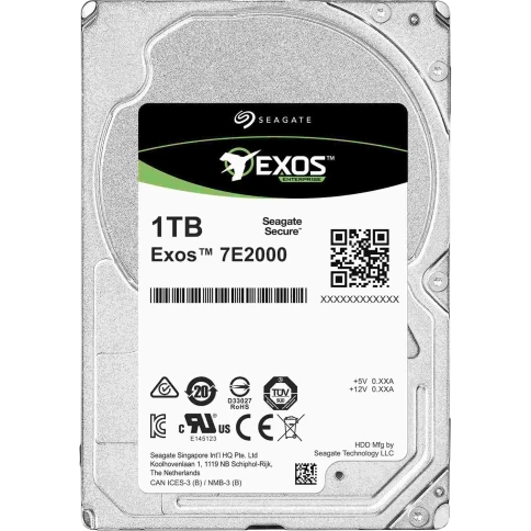Жесткий диск/ HDD Seagate SATA 1TB 2.5"Exos 7E2000 7200 6Gb/s 128Mb (replacement ST1000NX0313, ST1000NM000A, MG04ACA100N, HUS722T1TALA604) 1 year warranty фото 1