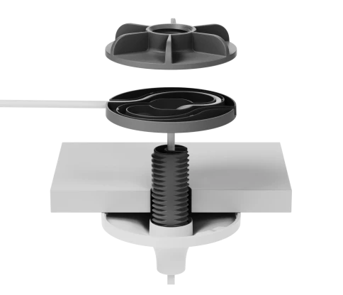 Потолочное крепление для микрофона LOGITECH Mic Pod Pendant Mount/ LOGITECH Mic Pod Pendant Mount - OFF-WHITE фото 2