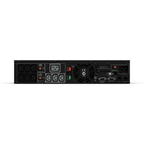 ИБП CyberPower PR3000ELCDRT2U, Rackmount, Line-Interactive, 3000VA/2700W, 9 IEC-320 С13, 1 IEC C19 розеток, USB&Serial, RJ11/RJ45, SNMPslot, LCD дисплей, Black, 0.5х0.6х0.3м., 45.1кг./ UPS Line-Interactive CyberPower PR3000ELCDRT2U 3000VA/2700W USB/RS фото 6