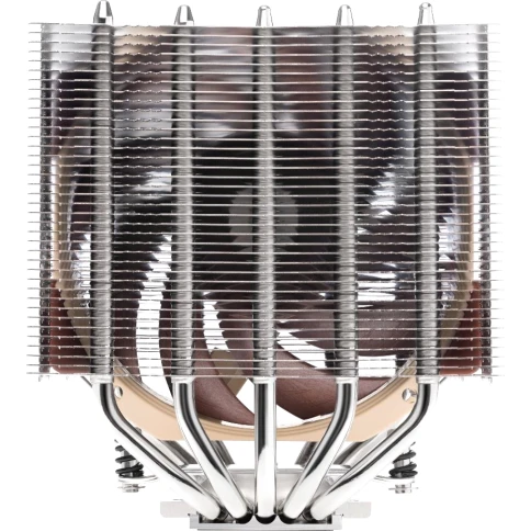 Кулер для процессора/ CPU Cooler Noctua NH-D12L (148W, 4-pin PWM, 145mm, Al/Cu, 5x6mm, 1x120mm, 60.1CFM, 22.6dBA, 2000RPM, S: 1851/1700/1200/115X, AM5/AM4, Beige/Brown) фото 2