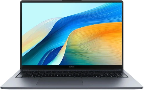 Ноутбук Huawei MateBook D 16 MCLG-X Core i7 13700H 16Gb SSD1Tb Intel Iris Xe graphics 16" IPS (1920x1200) без ОС grey space WiFi BT Cam (53014HYK) фото 1
