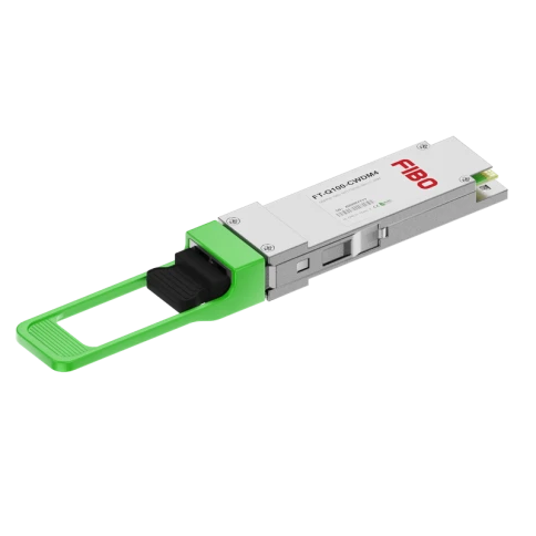 Трансивер/ FIBO FT-Q100-CWDM4 модуль QSFP28, 100G, до 2 км, TX 1271/1291/1311/1331 нм, 2xLC, DDM фото 1