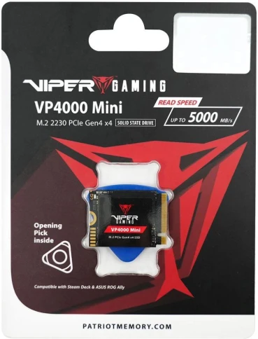 Накопитель SSD Patriot PCIe 4.0 x4 2TB VP4000M2TBM23 VP4000 Mini M.2 2230 фото 9
