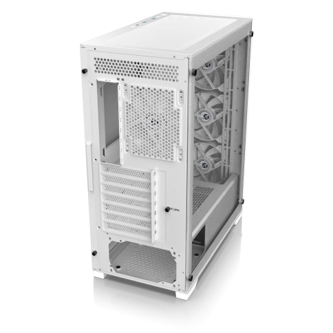 Корпус без блока питания/ Case Raijintek ARCADIA 41-MS4, Midi-Tower, TG, 1x120mm + 3x120mm ARGB, 2xUSB-A 3.0 + 1xUSB-C, ATX, mATX, mITX White фото 3