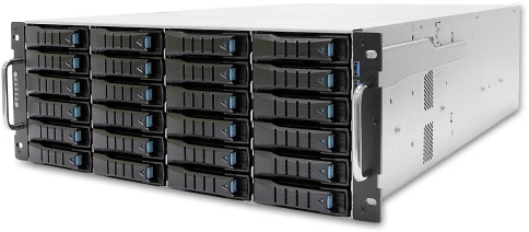 Серверная платформа/ SB402-VG, 4U, 2xLGA-3647, 36xSATA/SAS HS 3,5/2,5" universal bay + 2* 7mm 2.5" rear HS bay, Virgo ( 2xs3647 up to 165W, C622, 12xDDR4 DIMM, 2x10GbE SFP+, LSI 3008 SAS IOC (RAID 0/1/1E/10), dedicated BMC port, AST2500), 12G 24 фото 1