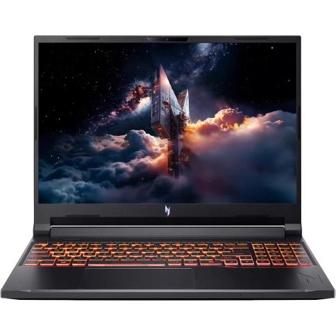 Ноутбук/ ACER Aspire Nitro V16 ANV16-42-R73R 16"(1920x1200 IPS (180Hz) )/AMD Ryzen 7 260(3.8Ghz)/16384Mb/512PCISSDGb/noDVD/Ext:NVIDIA GeForce RTX 5070(8192Mb)/Cam/BT/WiFi/76WHr/war 1y/2.1kg/black/NoOS фото 1