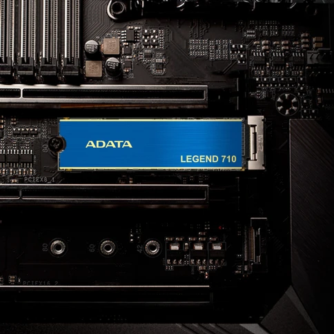 Твердотельный накопитель/ ADATA SSD LEGEND 710, 1024GB, M.2(22x80mm), NVMe 1.4, PCIe 3.0 x4, 3D NAND, R/W 2400/1800MB/s, IOPs 180 000/150 000, TBW 260, DWPD 0.23, with Heat Sink (3 года) фото 10
