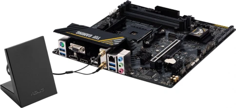 Материнская плата ASUS TUF GAMING A520M-PLUS WIFI Soc-AM4 AMD A520 4xDDR4 mATX AC`97 8ch(7.1) 2xGgE RAID+VGA+HDMI+DP [TUF GAMING A520M-PLUS WIFI] фото 6