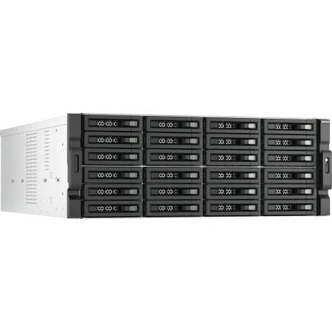Полка расширения сетевого хранилища без дисков/ ENTERPRISE QNAP TL-R2400PES-RP PCIe Interface JBOD expansion module, 24 bays 3.5 "/ 2.5" SATA 6 Gb/s 4U rackmount, 2 PSU. W/o RAIL-A02-90 фото 3