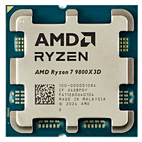 Процессор/ APU AM5 AMD Ryzen 7 9800X3D (Granite Ridge AM5,8C/16T, 4.7/5.2GHz, 96MB, 120W, Radeon Graphics) OEM фото 1