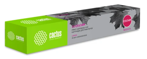 -/ Картридж лазерный Cactus CS-EXV34M C-EXV34 M пурпурный (19000стр.) для Canon IR Advance C2030L/C2030 фото 1
