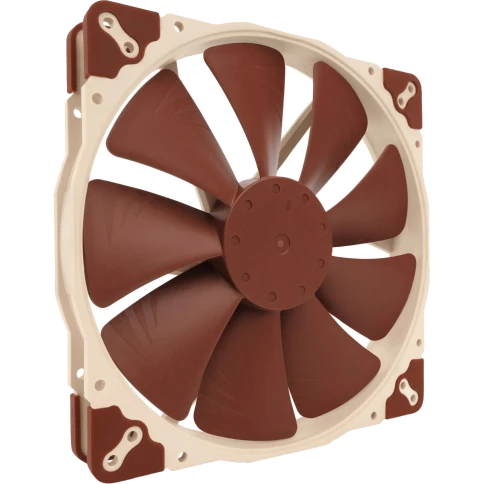 Кулер для корпуса/ Case Cooler Noctua NF-A20 PWM (200x200x30mm, 4-pin PWM, 86.46CFM, 18.1dBA, 800RPM, Beige/Brown) фото 1