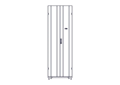 Шкаф Systeme Electric, серия Uniprom, 48U-750/1070, боковые панели 4шт, черный фото 5