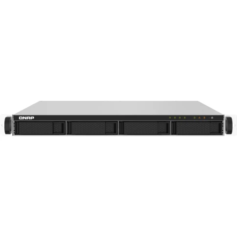 Сетевое хранилище без дисков/ SMB QNAP TS-432PXU-RP-2G 4-Bay quad-core 1.7 GHz rackmount NAS with 250W redundant PSU, 2GB DDR4 UDIMM RAM (max 16GB), SATA 6Gb/s, 2x 10GbE SFP+ LAN, 2x 2.5 GbE LAN, 1x PCIe Gen2 x2 slot. W/o RAIL-B02 фото 1