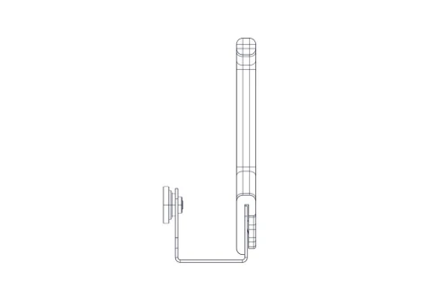 Vertical cable manager Systeme Electric, Excelente series, 42U, plastic fingers, single row, for mounting in a mounting channel фото 14