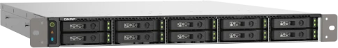 Сетевое хранилище без дисков/ ENTERPRISE QNAP TS-h1090FU-7232P-64G QTS hero NAS, AMD EPYC 7232P/7252 3.1-3.2 GHz, 64 GB DDR4 ECC (8 x 8 GB) up to 1.5 TB (12 x 128 GB), 10x2.5-inch U.2 PCIe NVMe / SATA bays, 2x25 GbE SFP28, 2x2.5 GbE, 3xUSB 3.2 Gen 1, rack фото 6
