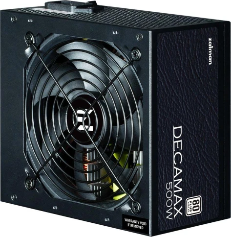 Блок питания Zalman ATX 500W ZM500-LX3 80+ (20+4pin) APFC 120mm fan 4xSATA RTL [ZM500-LX3] фото 3