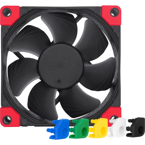 Кулер для корпуса/ Case Cooler Noctua NF-A8 PWM chromax.black.swap (80x80x25mm, 4-pin PWM, 32.67CFM, 17.7dBA, 2200RPM, Black) фото 1