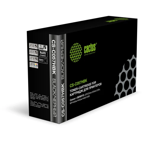 -/ Картридж лазерный Cactus CS-C057HBK 057 H черный (10000стр.) для Canon LBP228x/LBP226dw/LBP223dw/MF4 фото 3