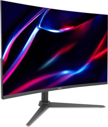 Монитор/ Acer XZ320QS3bmiiphx 31,5'', ZeroFrame, Curved 1500R, Black, VA, 1920x1080, 1ms, 250cd, 180Hz, 2xHDMI(2.0), DP(1.4), Speakers 2Wx2, FreeSync, HDR 10, h. adj 100, Vesa:100x100 фото 2