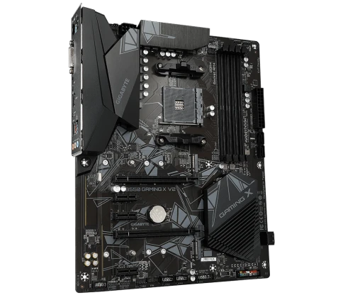 Материнская плата/ MB GIGABYTE AMD B550 sAM4, 4xDDR4(128GB), DVI-D/HDMI 2.1, 1xPCIe 4.0x16, 1xPCIe 3.0x16, 3xPCIe 3.0, 1xLAN, 4xSATA 6Gb/s, 2xM.2, 4xUSB 3.2, 2xUSB 2.0, 1xPS/2, ATX фото 3