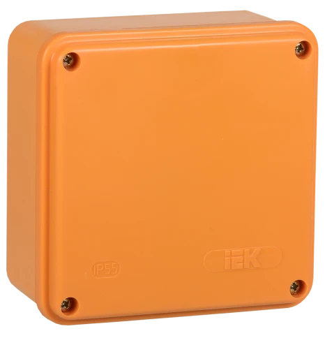 Коробка расп. огн. ПС 100х100х50мм 4P 4мм2 IP44 гл. с. IEK фото 1