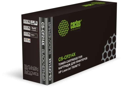 -/ Картридж лазерный Cactus CS-CF214X CF214X черный (17500стр.) для HP LJ 700/M712 фото 3