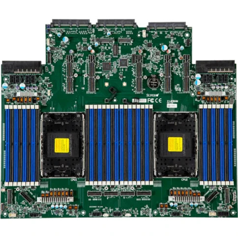 Серверная платформа/ Supermicro Server SYS-122C-TN 1U (2x LGA4710 / 32x DDR5 RDIMM / 12x Hs 2.5" NVMe / 2 M.2 PCIe 5.0 x2 NVMe / VROC Premium / 3x PCIe 5.0 x16 (1 AIOM with OCP 3.0) / 1x PCIe 5.0 x8 / 2x 10GbE RJ45 Intel X710 / 2x 1000W Power) фото 7