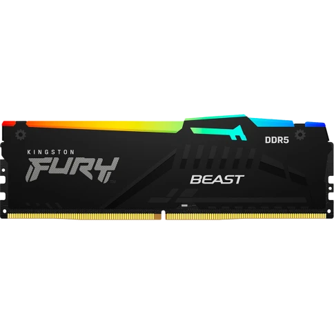Память оперативная/ Kingston 32GB 5600MT/s DDR5 CL40 DIMM FURY Beast RGB фото 1